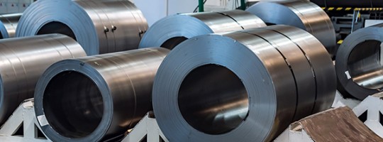 stock with rolls of sheet steel in industrial SWRJMUQ 600x280